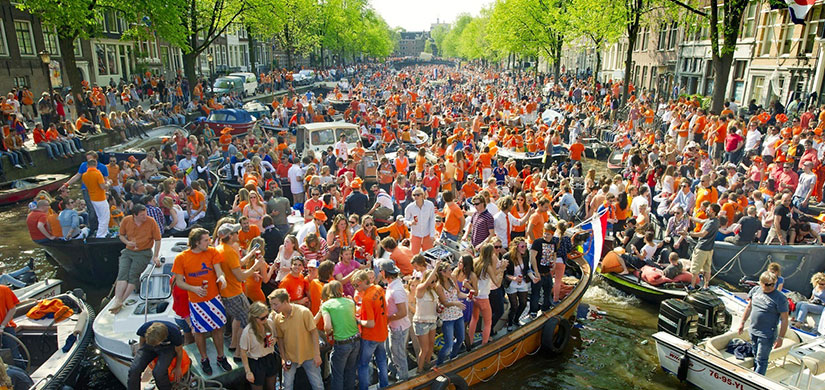 День Короля в Амстердаме